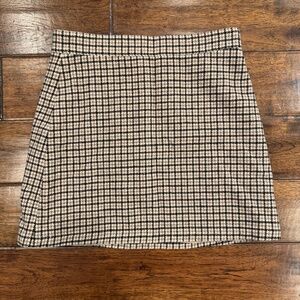 & Other Stories Los Angeles Atelier Plaid Mini Skirt US 6